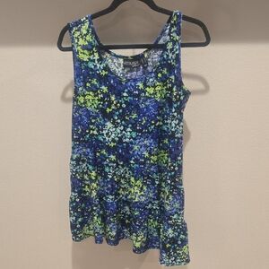 Attitudes by Renee Multicolor Floral Tank Top